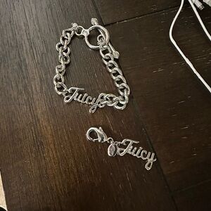 Juicy Couture Bracelet and 2 Charm Set